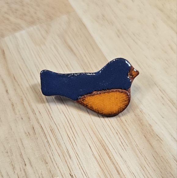 Blue Bird Pin - Picture 4 of 4